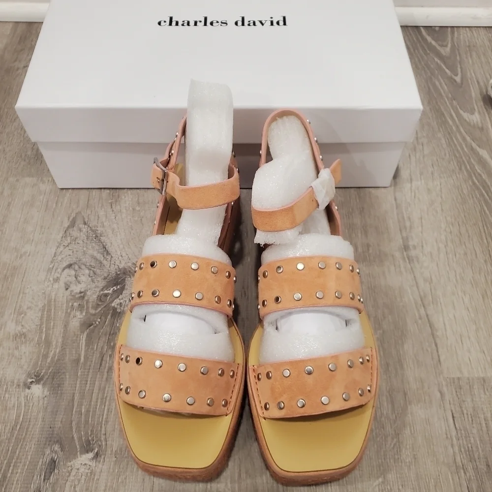 NEW Charles David Collection Madeira Pink Sandals
